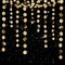 6 Pcs Glitter Champagne Gold Paper Circle Dot Garland - 52 Feet, Hanging Bunting for Birthday Parties, Engagements, Bridal Showers, Weddings, Baby Showers, Christmas, and Photo Backdrops